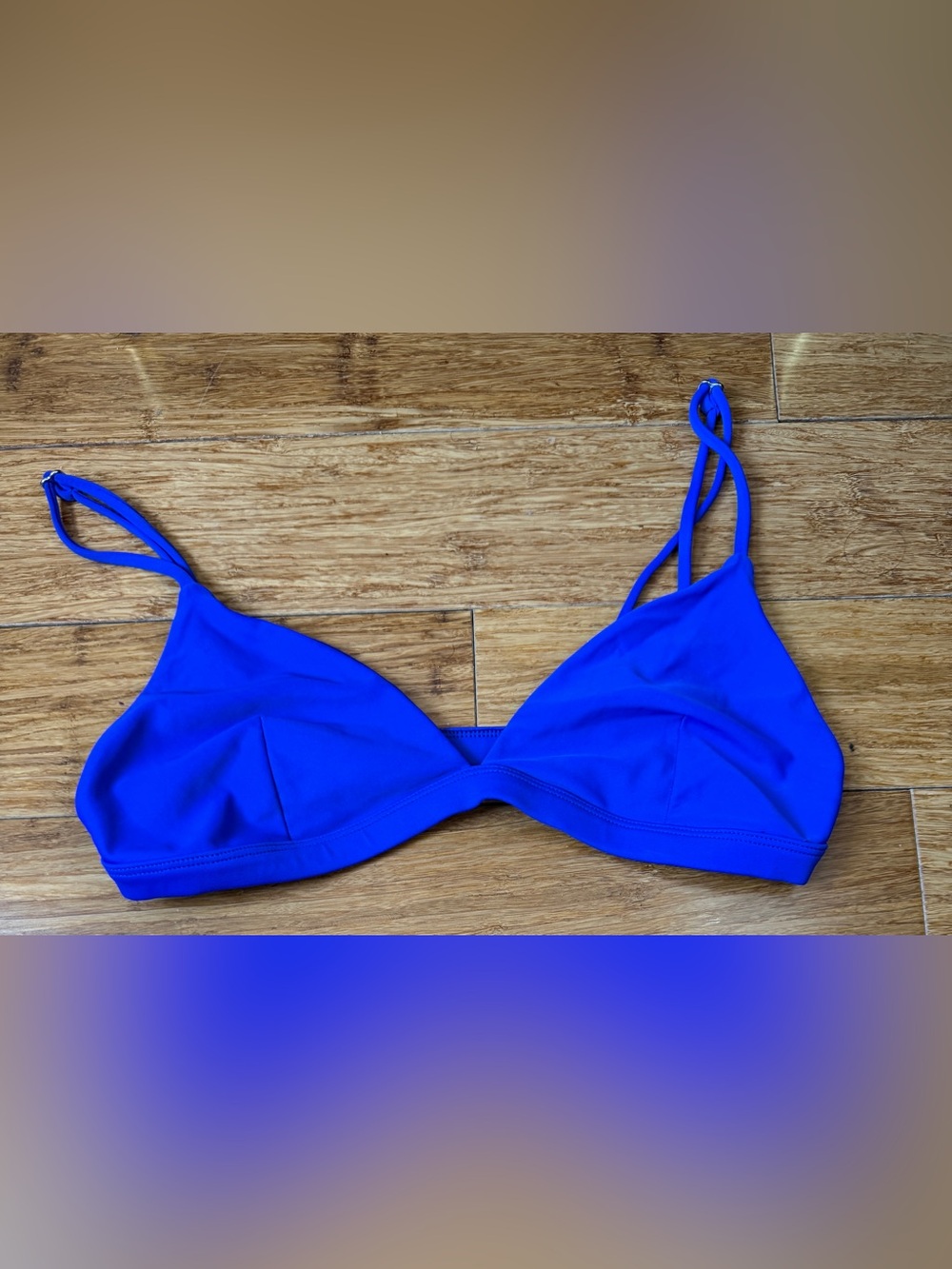Mikoh Royal Blue Bikini Top XL